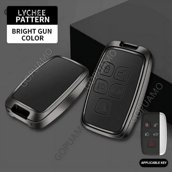 For land rover B 5 buttons key case freelander protection cover auto holder shell Zinc alloy leather Car key case accessories