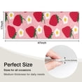 thumbnail image 5 of Strawberry Plants Fruit Flower Pink Pattern Kitchen Rug Mat,Kitchen Runner Rugs Non Skid Washable,Decorative Kitchen Floor Mats for Kitchen,Sink,Laundry,17"X47", 5 of 5
