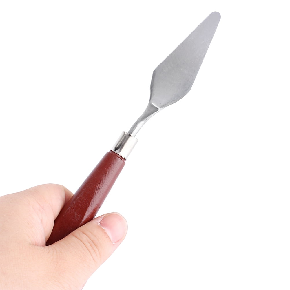 Paint Spatula, Painting Knife Set Wood Painting Scraper Artist Oil Painting Acrylic For Hobby