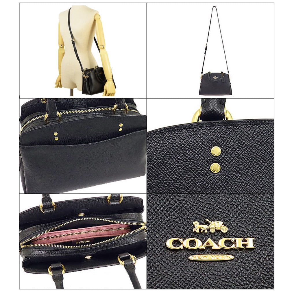 Coach 91146 Mini Lillie Carryall Handbag Crossbody Leather Light