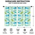 thumbnail image 2 of Funny Window Curtains for Kids Room - 42Wx63H Inch 2 Panels, Rod Pocket Colorful Cartoon Dinosaur Patterns for Boys Bedroom Decor Preschool Classroom Curtains Playroom Living Room Window Drapes, 2 of 5