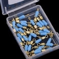 thumbnail image 3 of 30pcs Clips Pines Conector de Sedal Línea Ence Rápido Pesca Cambio Rápido Giratorias 16mm Sunnimix, 3 of 8