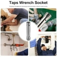 thumbnail image 3 of Shisuyan Professional Double Ended Wrench Socket Plumber Taps Repair Spanner Repair Tool, 3 of 8