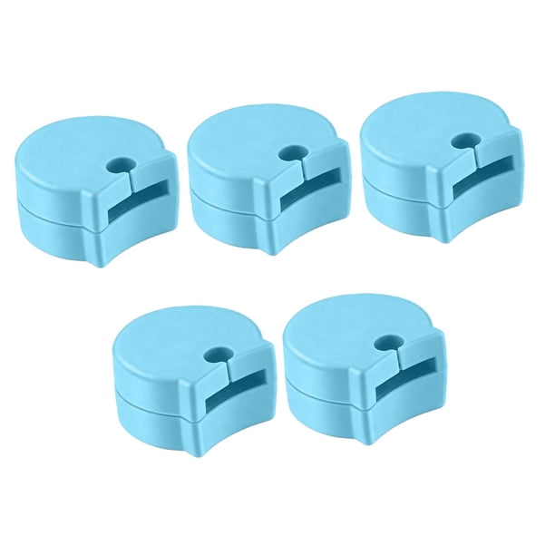 5 almohadillas para pulgar del clarinete, fundas de apoyo para los dedos, antideslizantes, de repuesto, ligeras, portátiles y ergonómicas, para Azul
