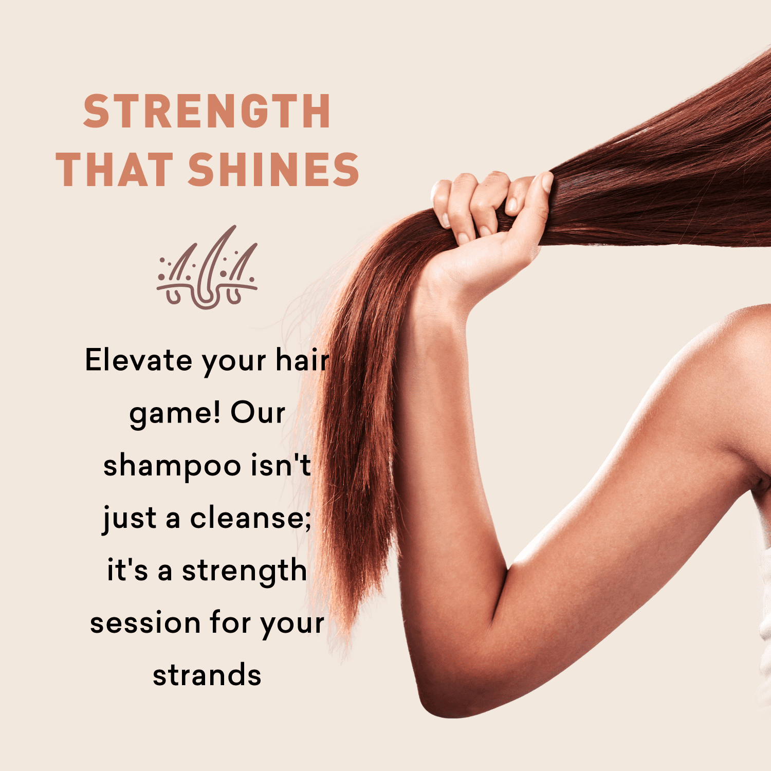 Just Nutritive Thin Hair Shampoo, Cleanses Scalp, Adds Moisture to Thinning Hair, Daily Use, 16oz.