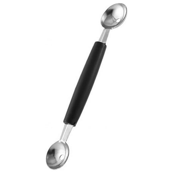 Tatum88 Good Grips - Double Apple Spoon - Stainless Steel Melon Spoon - Black