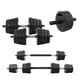 thumbnail image 1 of Set de Mancuernas Ajustables Altera 30 kg con Barra Recta y Discos Intercambiables, 1 of 8