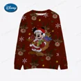 thumbnail image 3 of Sudadera de animación de Disney Mickey Mouse para hombre, sudadera de moda de otoño para niños y niñas, sudadera con estampado 3D de Navidad para mujer, 3 of 5