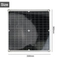 thumbnail image 4 of Ventilador de escape solar de 30 W Ventilador con energía solar para perro pollo casa RV ventilador de invernadero, 4 of 10