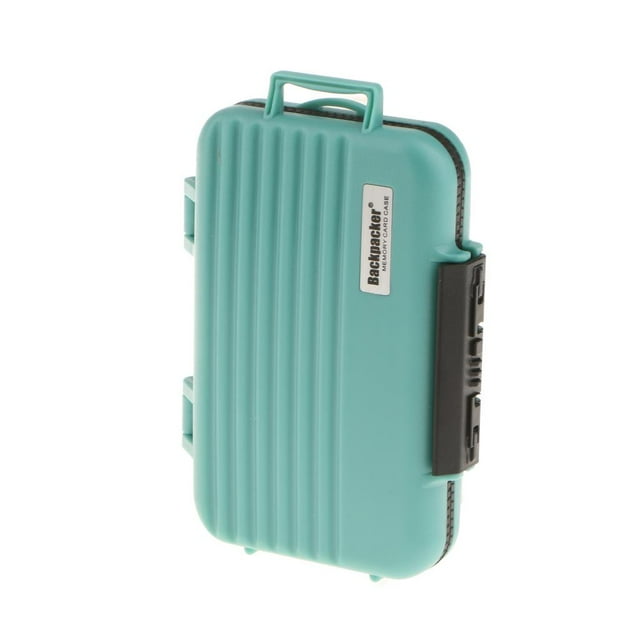 Carcasa Impermeable CUTICAT para Tarjetas de Memoria de Almacenamiento con Soporte para Autos Y Ranuras para 12 TF 4 CF