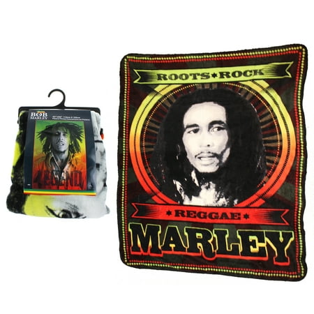 Bob Marley 50"x60" Fleece Throw Blanket Bundle: Legend ...