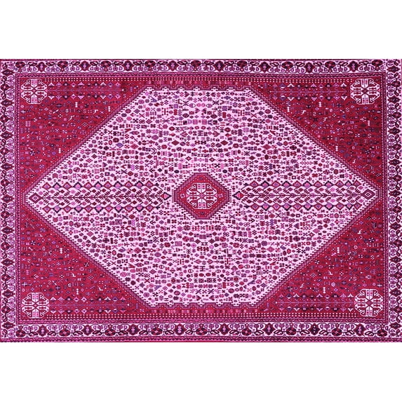 Ahgly Company Indoor Rectangle Persian Pink Traditional Area Rugs, 2' x 3'