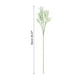 thumbnail image 2 of Uxcell 25Pcs Flores Artificiales Falsas a Granel, Ramo de Flores de PU con Tallos, Blanco, 2 of 6