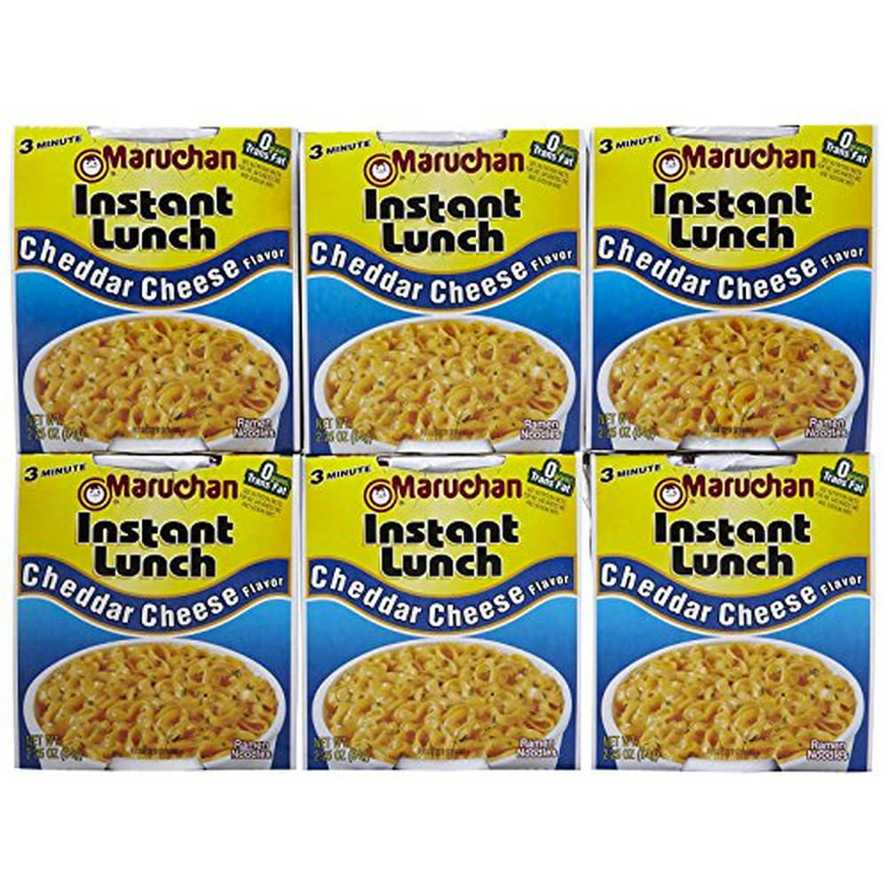 Maruchan Instant Lunch Cheddar Cheese Flavor Soup 2.25 Oz 6 Pack