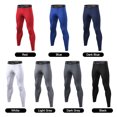 thumbnail image 3 of Pantalones deportivos para hombre - diseño con paneles, tejido transpirable y elástico, ideal para entrenamiento y running, talla M en blanco, 3 of 6