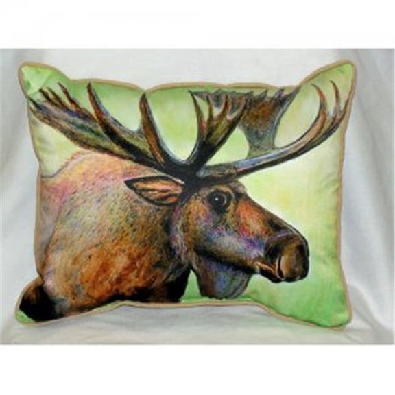 Moose Throw Pillow, 16 x 20 in.