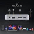 thumbnail image 4 of Kodak Luma 75 Ultra Mini Projector, Portable Pico Projector with 60" Screen, Tripod & Case (Black), 4 of 6