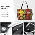 thumbnail image 3 of Pofeuu Spices And Herbs Print Beach Bag,Waterproof Sandproof Beach Tote Bag, Large Capacity Foldable Beach Bags for Women, 3 of 7