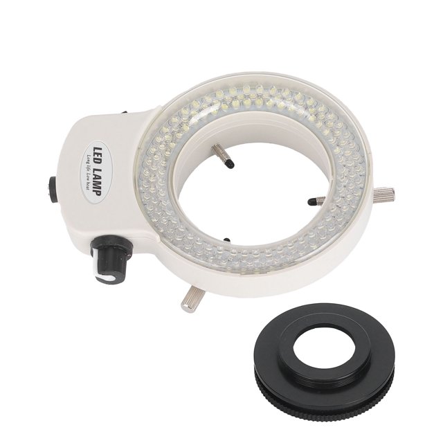 Luz iluminadora para microscopio, anillo ajustable de 144 LED, anillo de luz para microscopio, accesorio fiel a su promesa