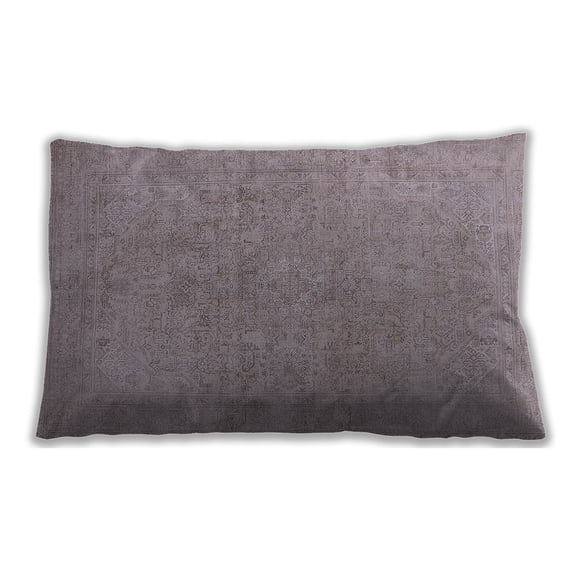Ahgly Company Outdoor Rectangular Mid-Century Modern Lumbar Throw Pillow, 13 inch by 19 inch