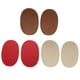 thumbnail image 1 of 6 Piezas Parches de cuero Hugo para Reparación de Camisa y Otros Artículos color Café Rojo Beige, 1 of 9
