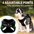 thumbnail image 5 of Dog Harness Step in Dog Vest Harness, Reflective Adjustable Puppy No Pull Harness Breathable Soft for Small and Medium Dogs Cats,Black, S, 5 of 11