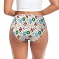 thumbnail image 3 of Womens Underwear - Christmas Hohoho 1 No Show Seamless Underwear for Women, Stretch Women's Panties, Hipster Soft Comfort Ladies Panties Bikini Underwear Briefs, 3 of 6