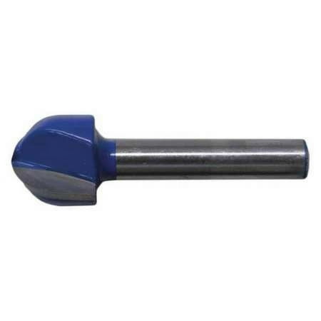 UPC: 0081838405021 | Century Drill & Tool 40502 Core Box Classic Series Router Bit  3/8