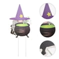 thumbnail image 2 of 1 PC Halloween Decoración de señales de dibujos animados Exquisito yejo de patio horrible inserto de césped, 2 of 8