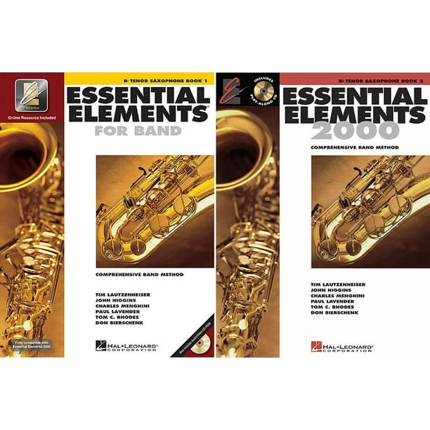 Essential Elements for Band Bb Tenor Saxophone, Books 12, 2 Book Set