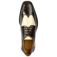 thumbnail image 4 of LIBERTYZENO Men's Leather Oxford Dress Shoes, Brown/Beige, 12, 4 of 6