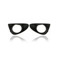 thumbnail image 1 of Fog Light Cover - Compatible/Replacement for '12-14 Toyota Yaris Hatchback Base/L/LE-Only - Textured Black - Pair, Left Driver + Right Passenger Set - 8148152380, 8148252320, 1 of 2