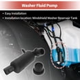 thumbnail image 6 of Unique Bargains Windshield Washer Pump W/ Grommet Windshield Washer Fluid Pump Fit for Ford Focus No.BV6117K624AB, 6 of 7