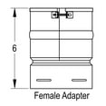 thumbnail image 2 of 265004 4  Universal Female Adapter, 2 of 2