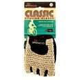 thumbnail image 1 of SPENCO CLASSIC X-Small Cycling Gloves Bike Gel Half Finger Brown Cotton Mesh NEW, 1 of 4