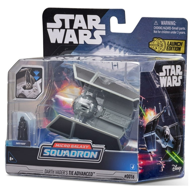Star Wars Micro Galaxy Squadron TIE Bomber Con Microfigura TIE Pilot, Scala 12,7cm