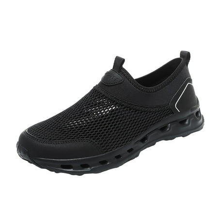 

Plush Sneaker Slippers for Men Sneaker Skates for Men Fashion Spring And Summer Men Sports Shoes Flat Bottom Lightweight Hollow Mesh Breathable And Comfortable Casual Style