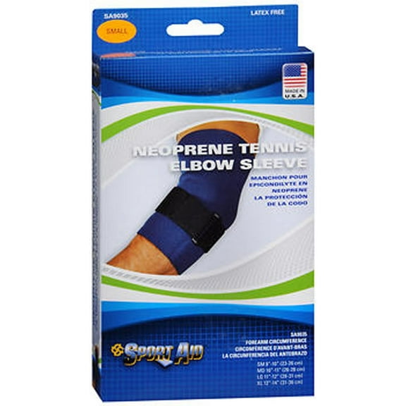 Sport Aid Neoprene Tennis Elbow Sleeve, Small