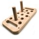 thumbnail image 4 of Diapasón de escalada de madera Multifunción Barra de de madera Tablero de colgar Diapasón de escalada para entrenamiento de fuerza muscular Un par Baoblaze tabla de escalada, 4 of 5