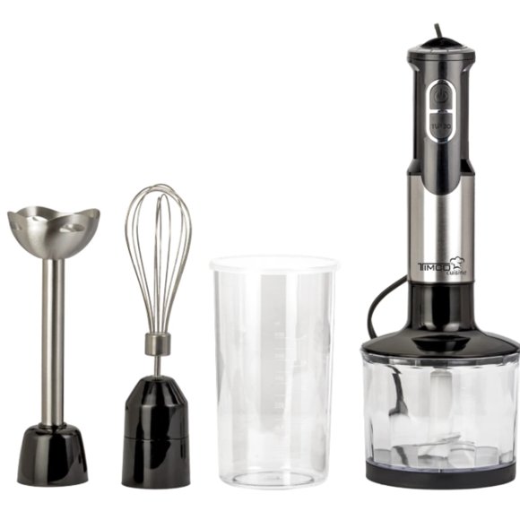 batidora de inmersion 4 en 1 TIMCO licuadora de mano