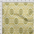 thumbnail image 4 of oneOone Georgette Viscose Lime Green Fabric Asian Ikat Sewing Fabric By The Yard Printed Diy Clothing Sewing Supplies 42 Inch Wide, 4 of 4