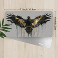thumbnail image 2 of 1 Pcs 2D Flat License Plate Covers & Frames, A Golden Eagle For Decorative Front, Waterproof For Decoration Aluminum License Plate Covers & Frames Cover For Men Women, 12" X 6", 2 of 6