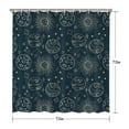 thumbnail image 4 of Gothic Shower Curtain Set - Dark Celestial Moon & Star Print, Mystical Cosmic Bath Decor, Waterproof Polyester 72"Wx72"L, Goth Aesthetic Gift, 4 of 4