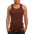 thumbnail image 2 of ToBeInStyle Men's A-Shirt Tank Top Muscle Shirt - Brown - 2XL, 2 of 2