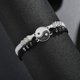 thumbnail image 3 of Pulseras de mejores amigos para 2, pulsera de cordón ajustable Yin Yang a juego para la amistad, la relación, el novio, la novia, el regalo de San Valentín, 3 of 6