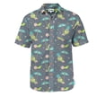 thumbnail image 5 of Camisa hawaiana de gran oferta de verano para hombre, camisas de playa con estampado divertido de hojas de surf en 3D para hombre, blusa genial de gran tamaño, ropa de calle, 5 of 5