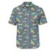 thumbnail image 5 of Camisa hawaiana de gran oferta de verano para hombre, camisas de playa con estampado divertido de hojas de surf en 3D para hombre, blusa genial de gran tamaño, ropa de calle, 5 of 5