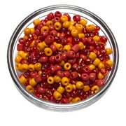 Cousin Red & Orange E-Beads, 1.41 Oz., 1 Each