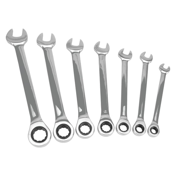 Performance Tool W1092 Metric Ratcheting Wrench Set, 7-Piece