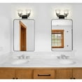 thumbnail image 7 of 1101-2V-MB-Z-Lite-Analia - 2 Light Bath Vanity In Modern Style-9.25 Inches Tall and 16.5 Inches Wide-Matte Black Finish, 7 of 7